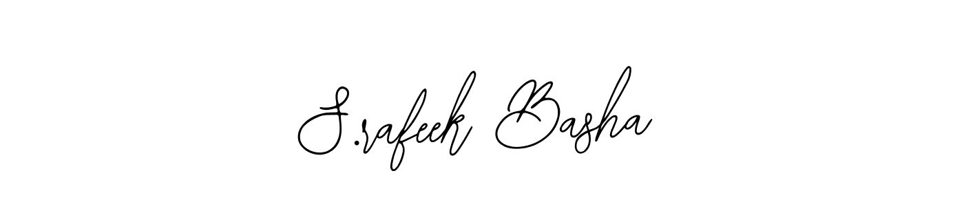 How to Draw S.rafeek Basha signature style? Bearetta-2O07w is a latest design signature styles for name S.rafeek Basha. S.rafeek Basha signature style 12 images and pictures png